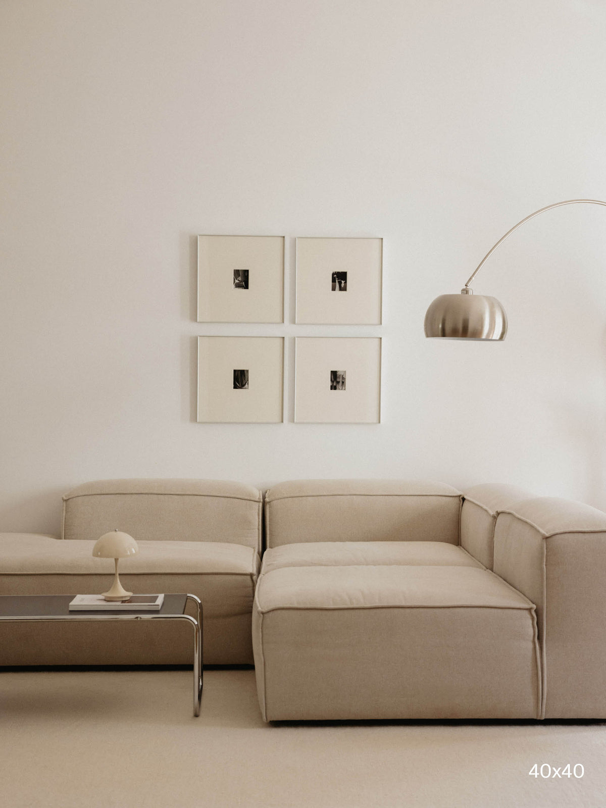 Framing Wall - Matte Silver
